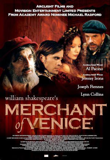 Locandina il Mercante di Venezia
